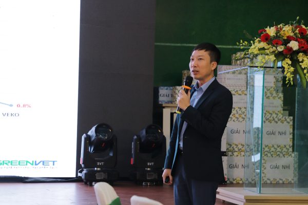 ông Trần Quang Huy- Giám đốc Công ty Cổ phần Thú Y Xanh - Greenvet